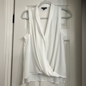 TOPSHOP White Blouse sleeveless